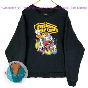 Black MichaelJordan Y2K Basketball sweatshirt shirt - Loose fit